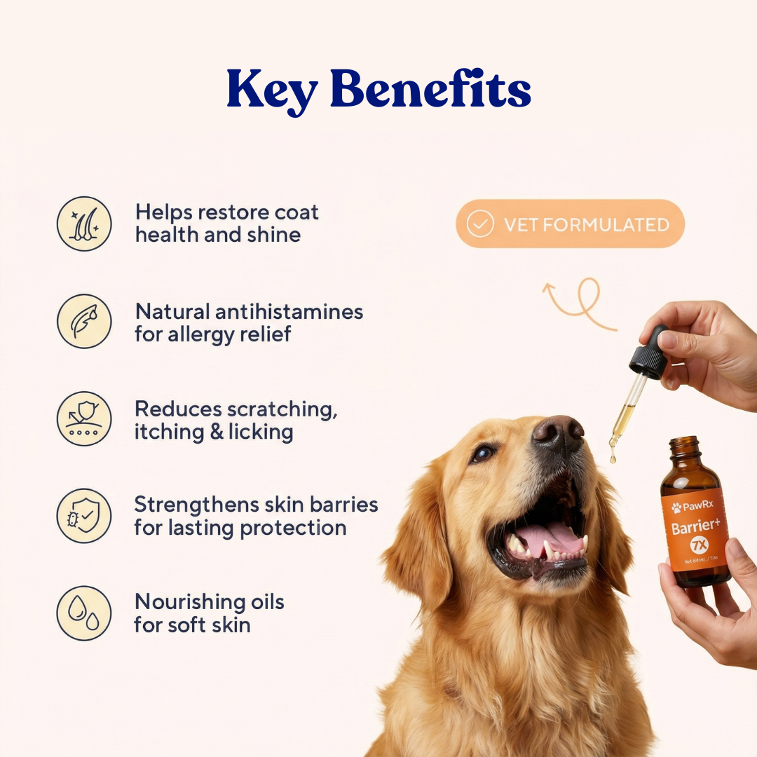 PawRx Barrier+ Premium Allergy & Skin Relief